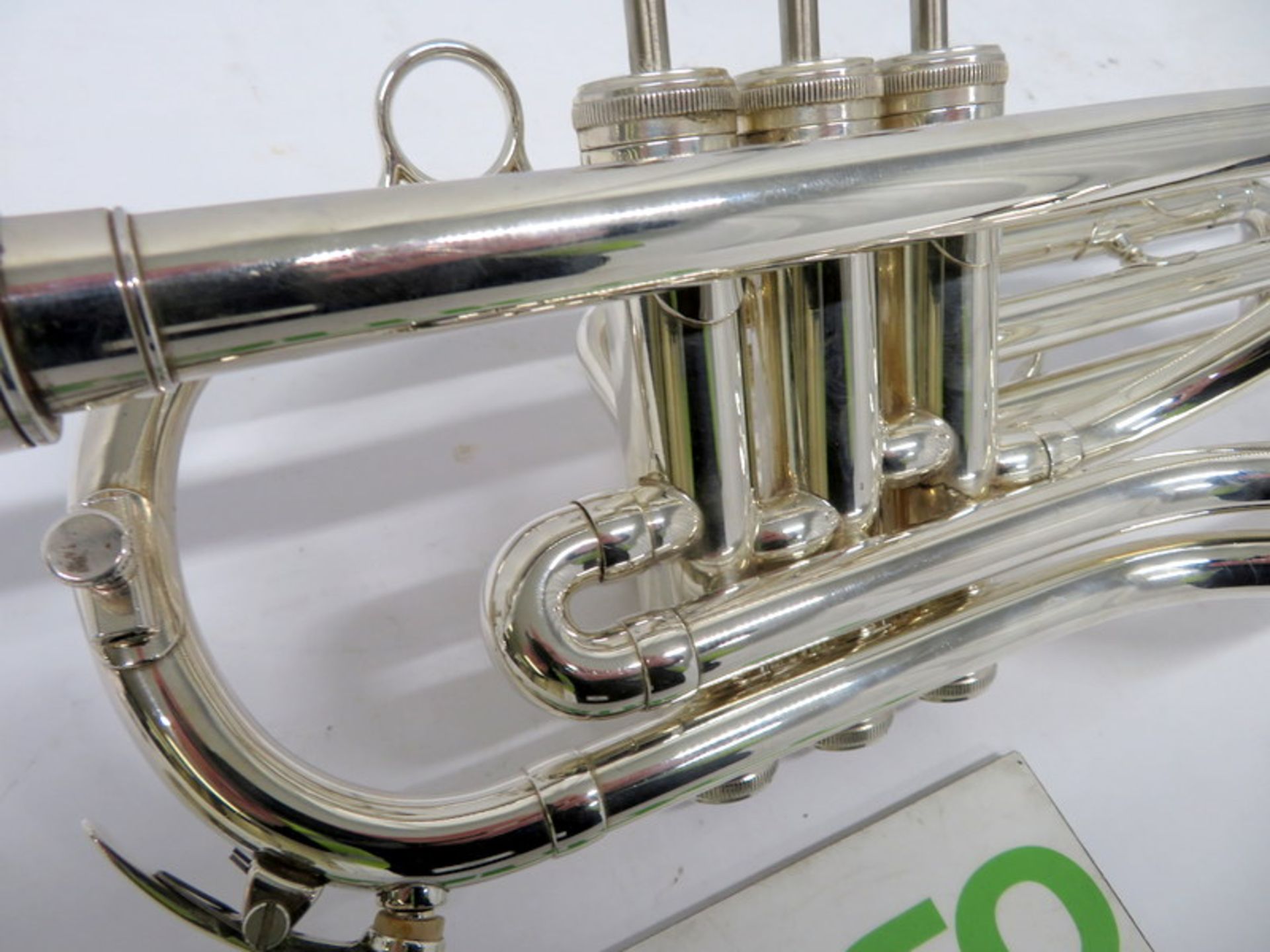 Besson International BE707 Fanfare Trumpet With Case. Serial Number: 867451. Please Note T - Image 9 of 17