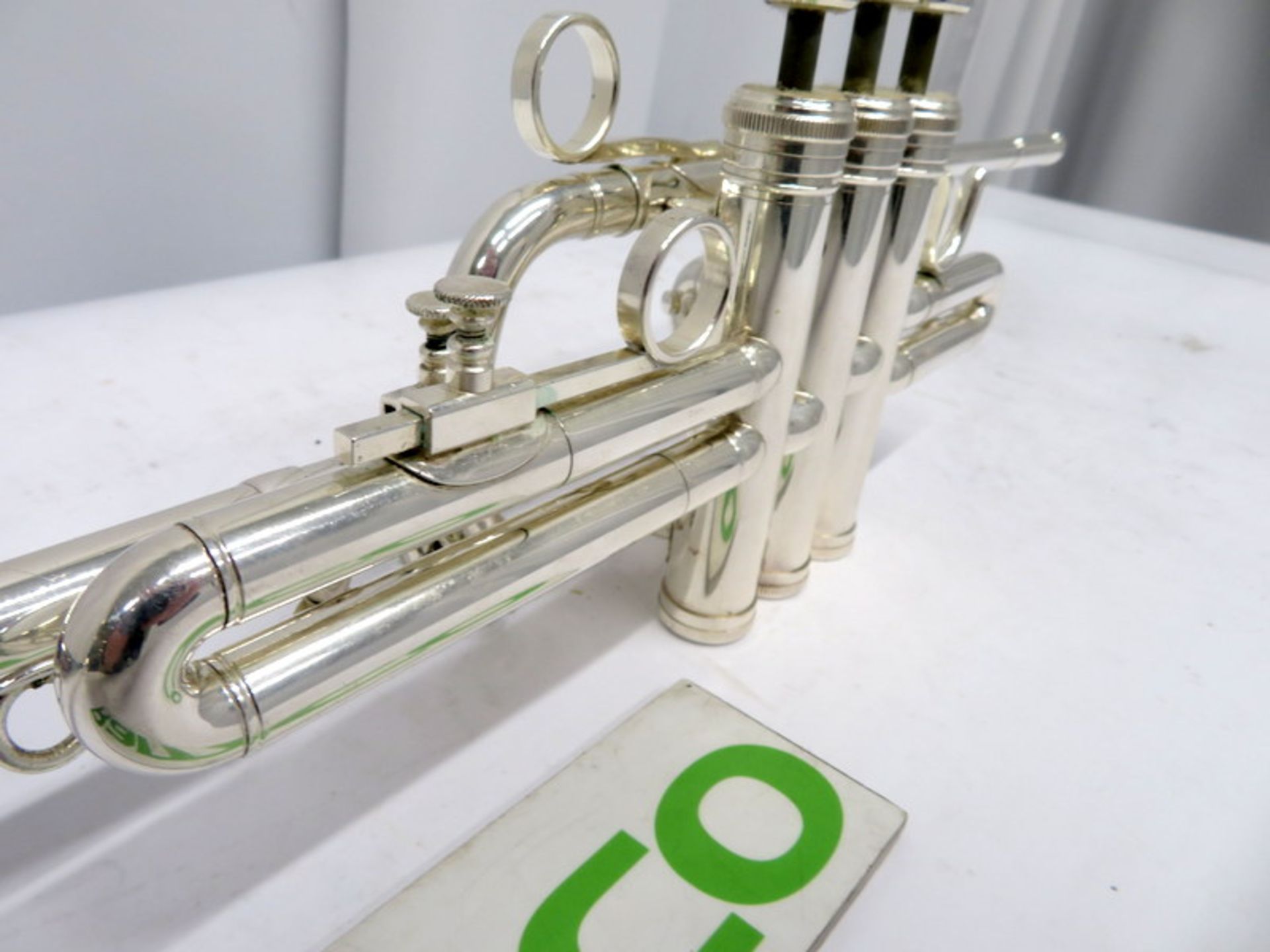 Besson International BE706 Fanfare Trumpet With Case. Serial Number: 890888. Please Note T - Image 9 of 15