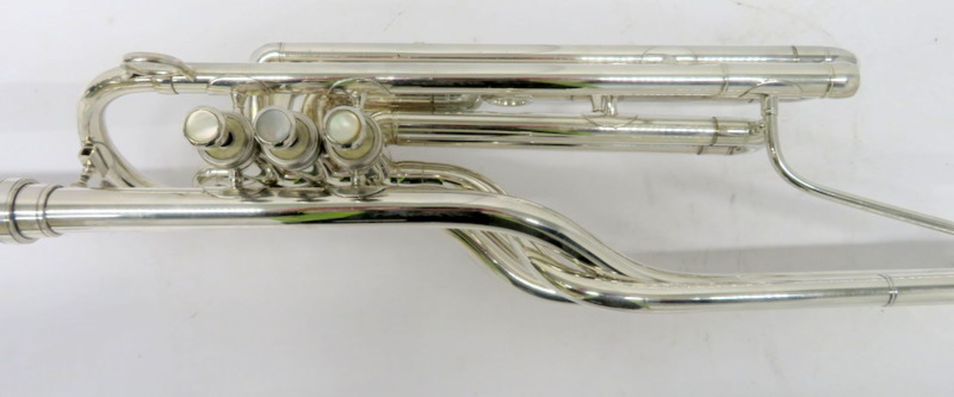 Besson 708 Fanfare Trumpet With Case. Serial Number: 785475. Please Note This Item Has Not - Image 10 of 16