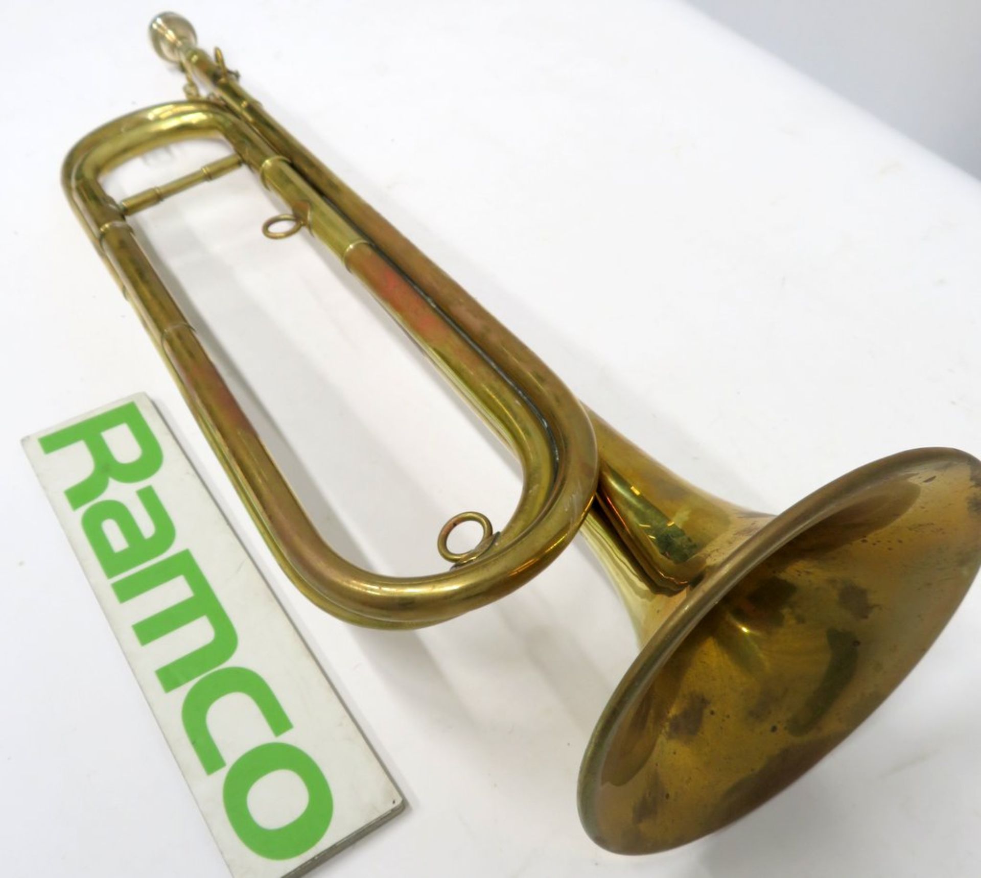 Unbranded Cavalry Trumpet. Please Note This Item Has Not Been Tested And Will Be Sold As S - Image 4 of 7