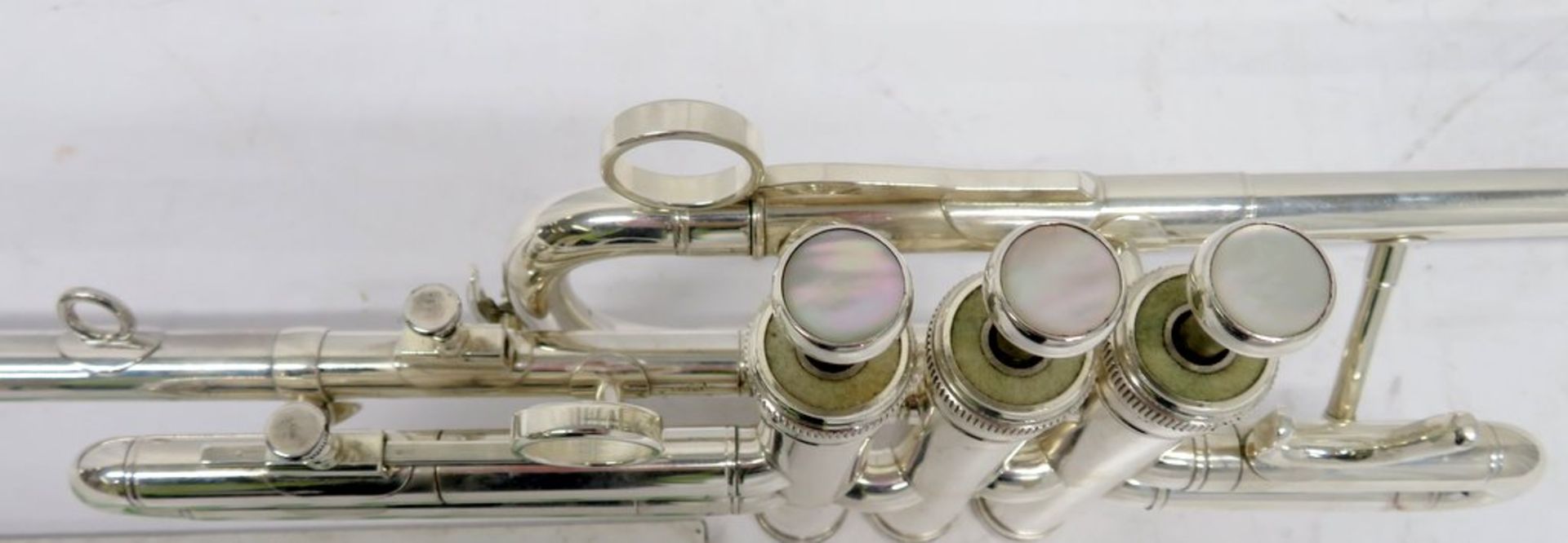 Besson International BE706 Fanfare Trumpet With Case. Serial Number: 885306. Please Note T - Image 8 of 14