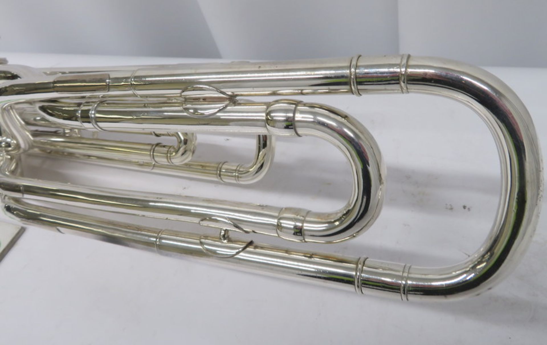 Boosey & Hawkes Imperial Fanfare Trumpet With Case. Serial Number: 335204. Please Note T - Image 9 of 18