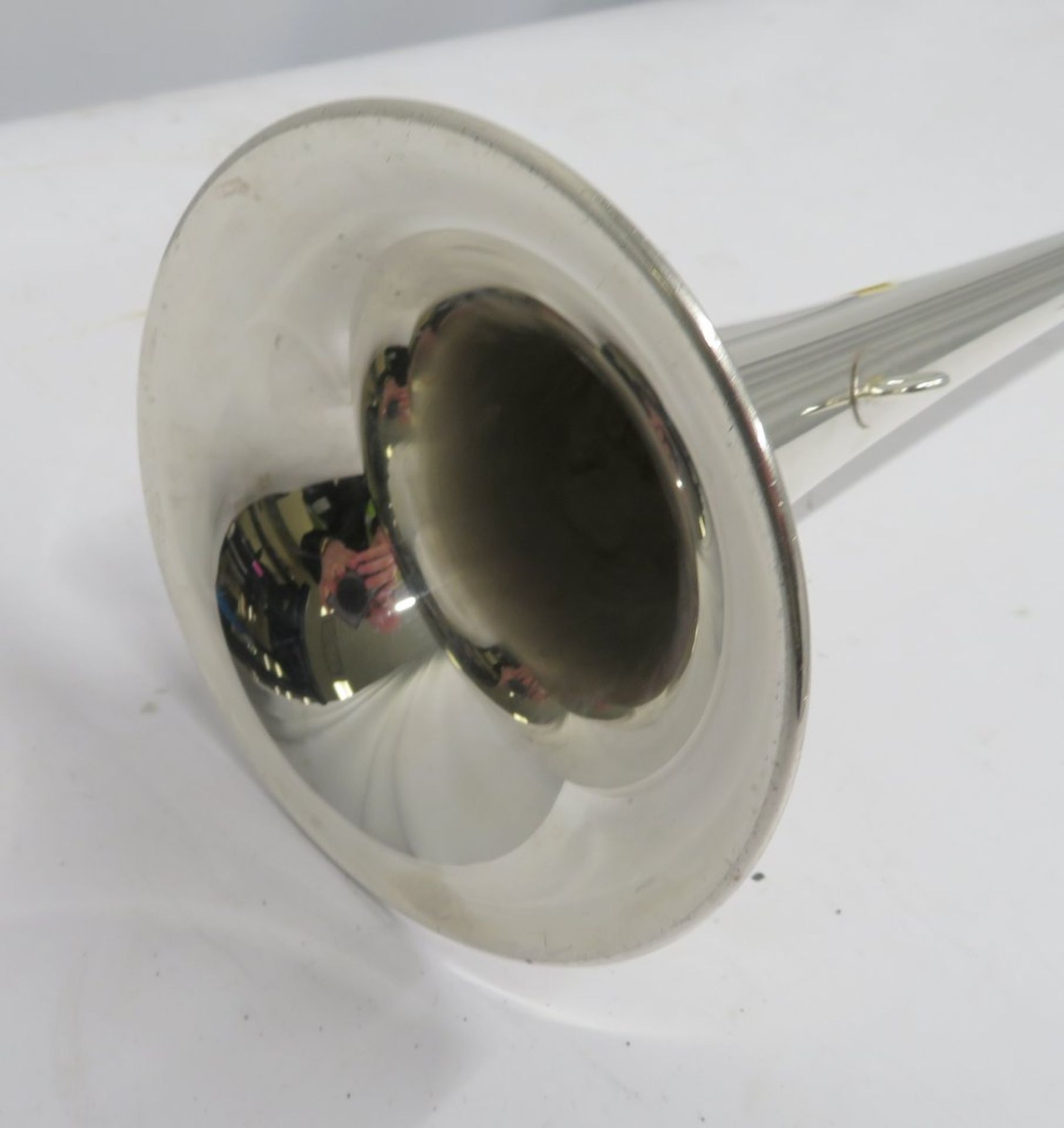 Besson International BE706 Fanfare Trumpet With Case. Serial Number: 885986. Please Note T - Image 6 of 13