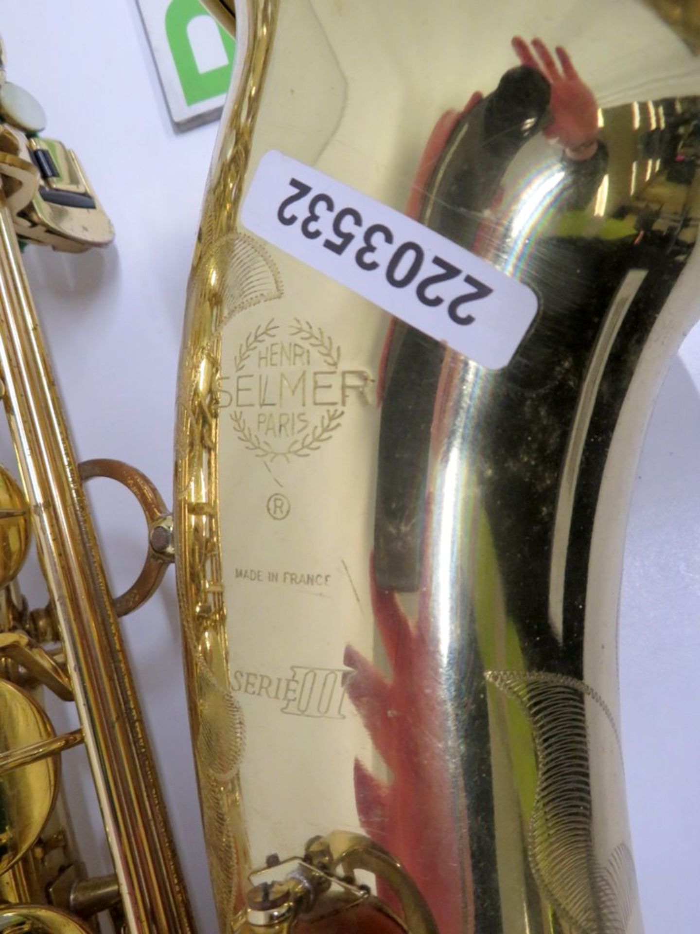 Henri Selmer Super Action 80 Serie 3 Tenor Saxophone With Case. Serial Number: N.657313. - Image 6 of 18