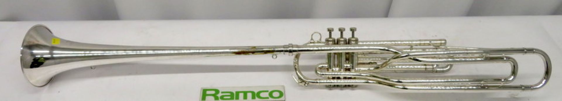 Besson 708 Fanfare Trumpet With Case. Serial Number: 785475. Please Note This Item Has Not - Image 3 of 16