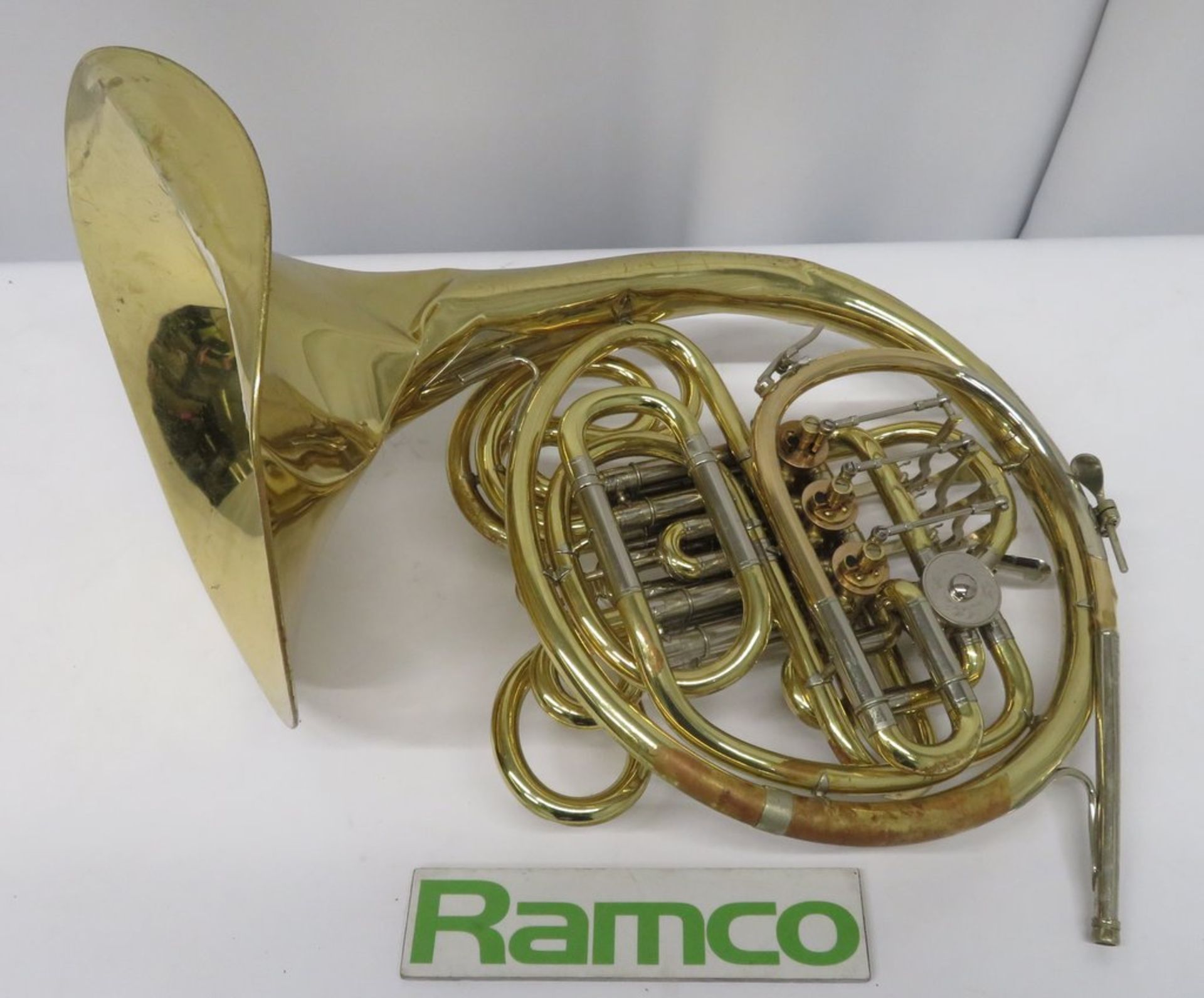 Gebr-Alexander Mainz 103 French Horn With Case. Serial Number: 17837. Please Note That Thi - Image 8 of 19