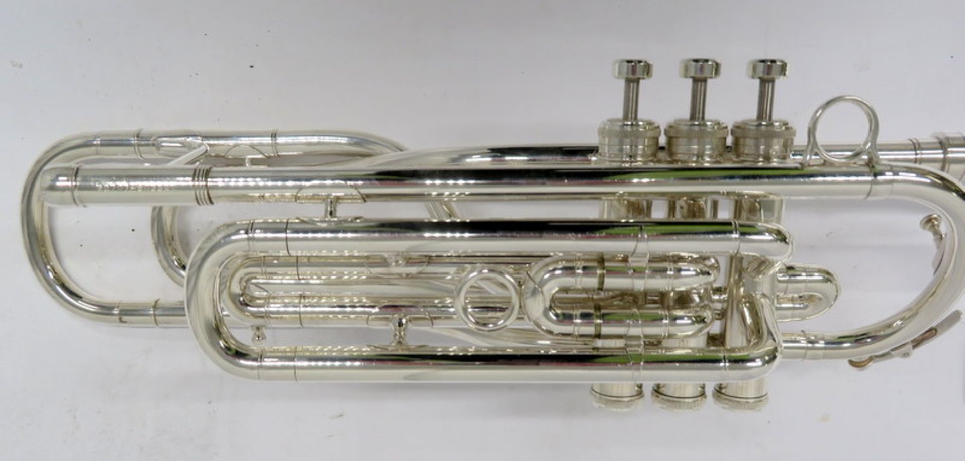 Besson International BE707 Fanfare Trumpet With Case. Serial Number: 883327. Please Note T - Image 10 of 16