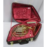 Yamaha YHR 667V French Horn With Case. Serial Number: 001738. This Item Has Not Been Teste