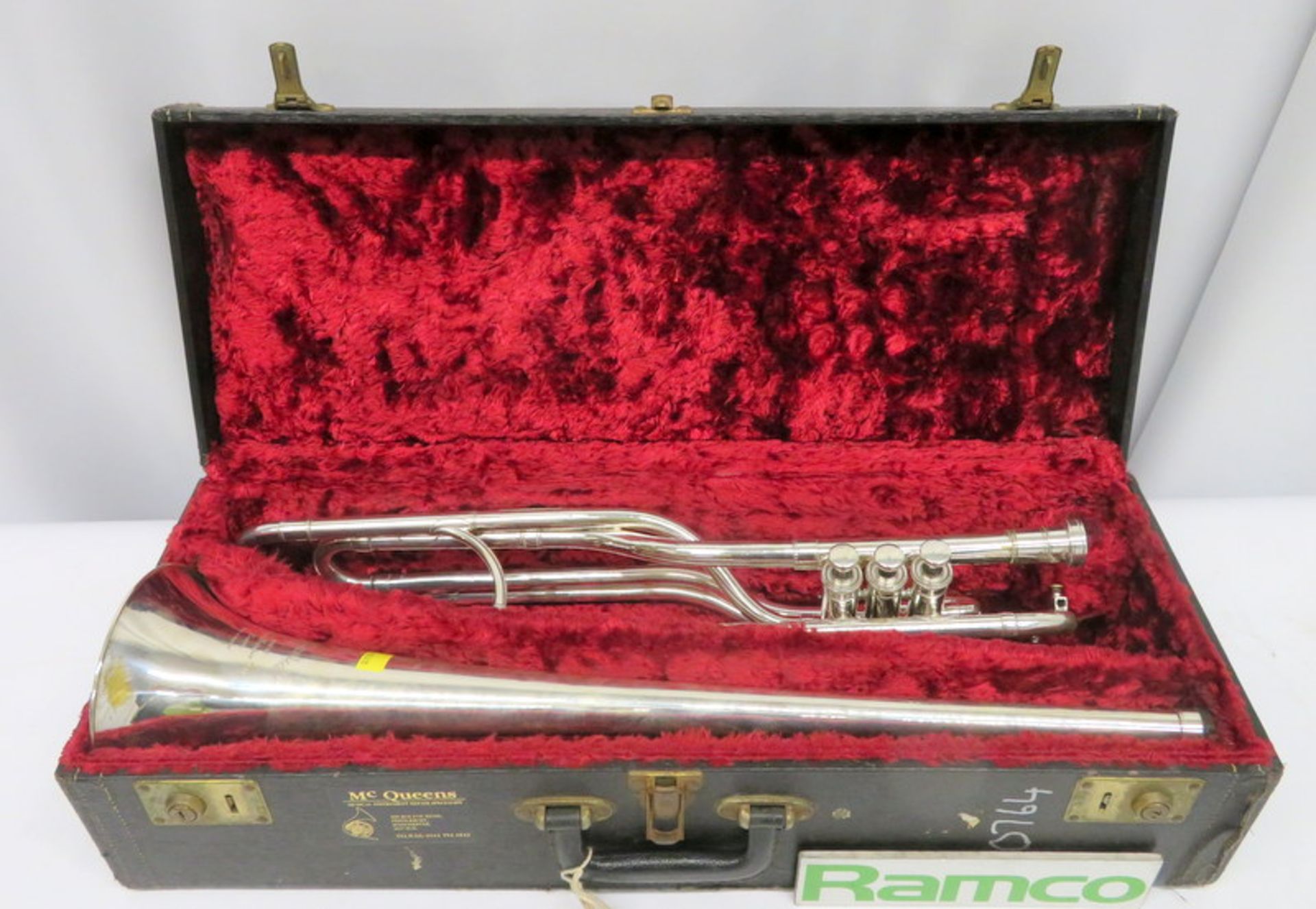 Boosey & Hawkes Imperial Fanfare Trumpet With Case. Serial Number: 335204. Please Note T