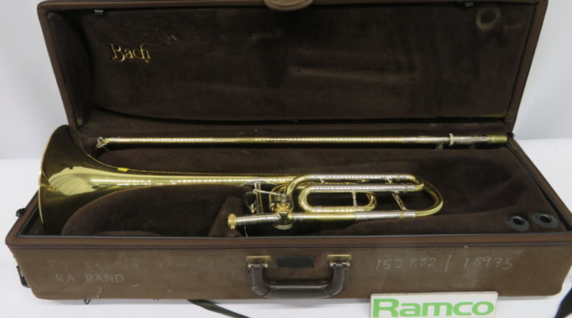 Vincent Bach Stradivarius 42 Tenor Trombone With Case. Serial Number: 18975. Please Note T