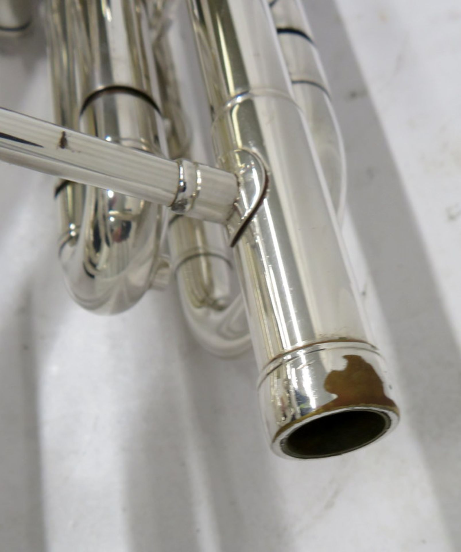 Besson 708 Fanfare Trumpet With Case. Serial Number: 838496. Please Note This Item Has Not - Image 11 of 17