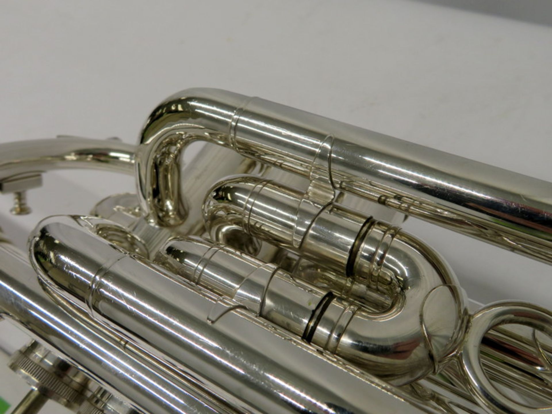 Besson International BE708 Fanfare Trumpet With Case. Serial Number: 884167. Please Note T - Image 12 of 15