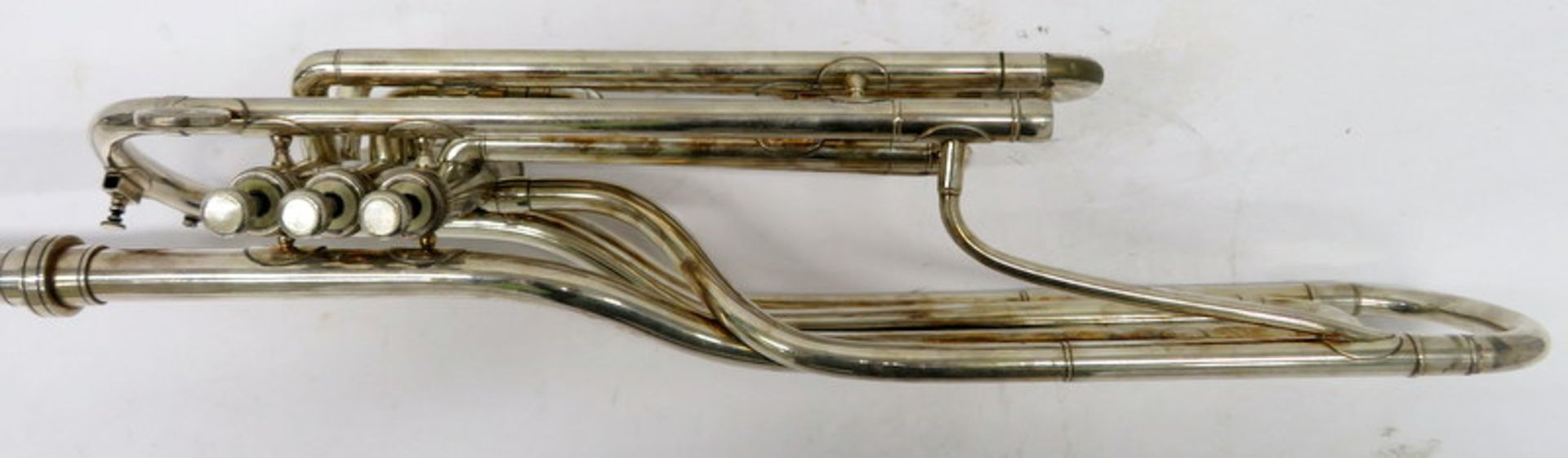 Boosey & Hawkes Imperial Fanfare Trumpet With Case. Serial Number: 591890. Please Note T - Image 9 of 14