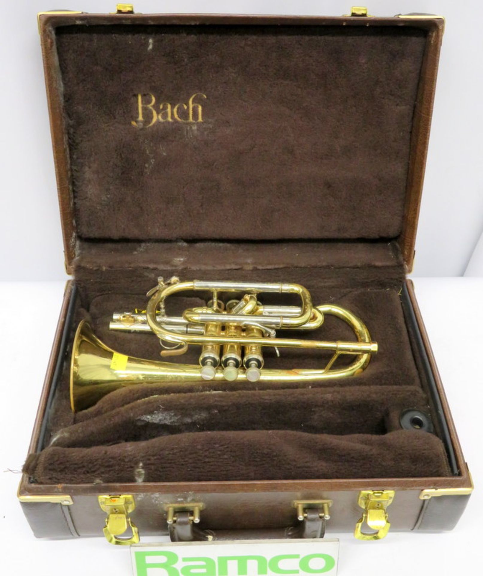 Bach Stradivarius 184 Cornet With Case. Serial Number: 568149. Please Note That This Item