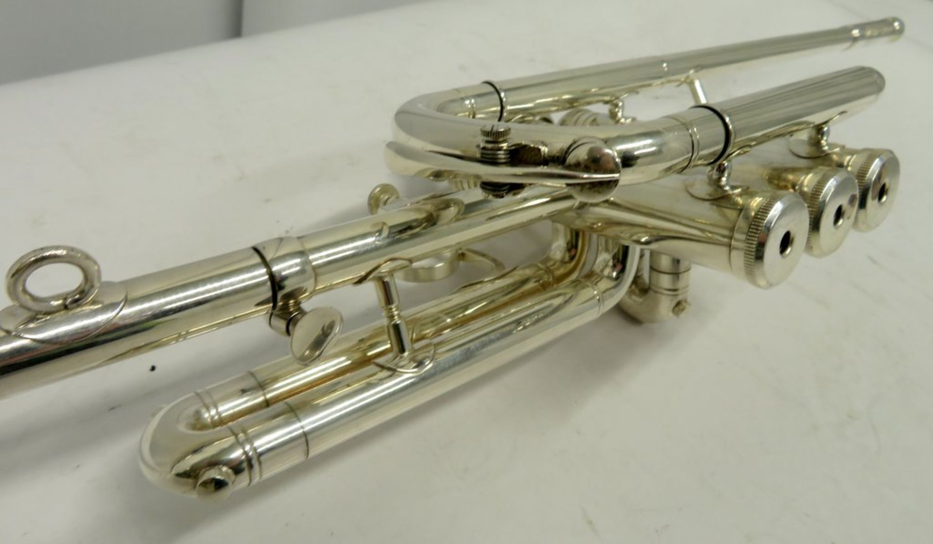 Besson International BE706 Fanfare Trumpet With Case. Serial Number: 842946. Please Note T - Image 12 of 14