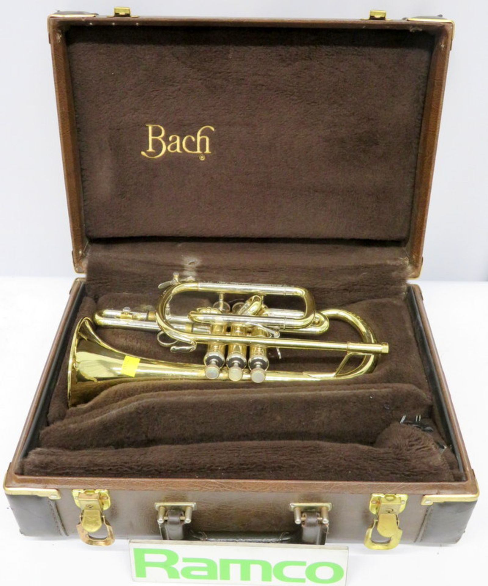 Bach Stradivarius 184 Cornet With Case. Serial Number: 551026. Please Note That This Item