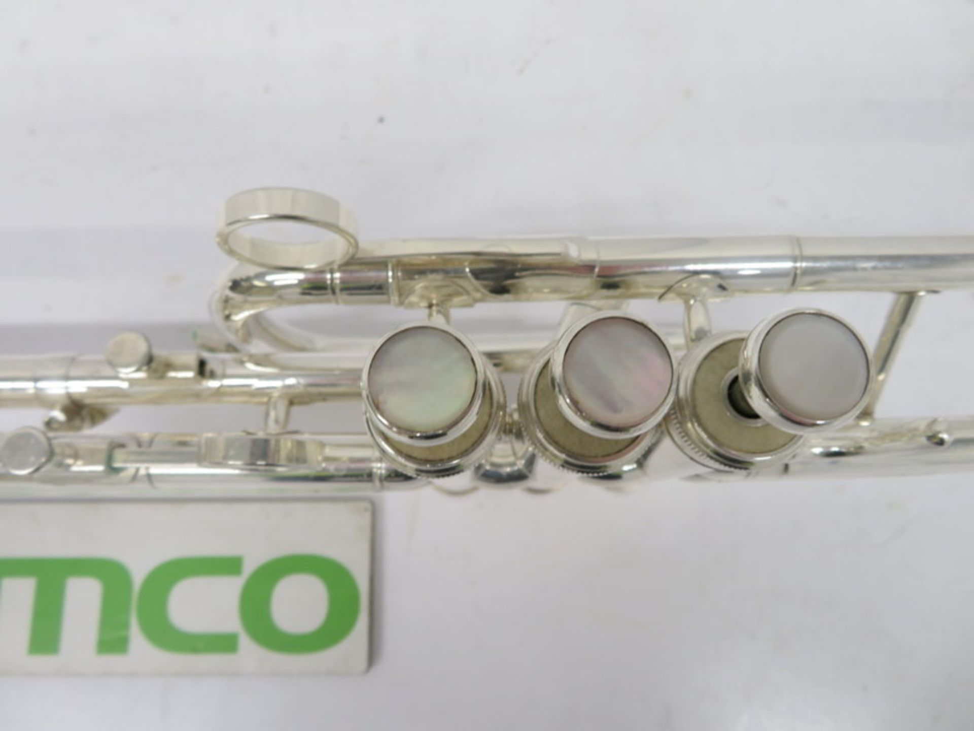 Besson International BE706 Fanfare Trumpet With Case. Serial Number: 890888. Please Note T - Image 8 of 15