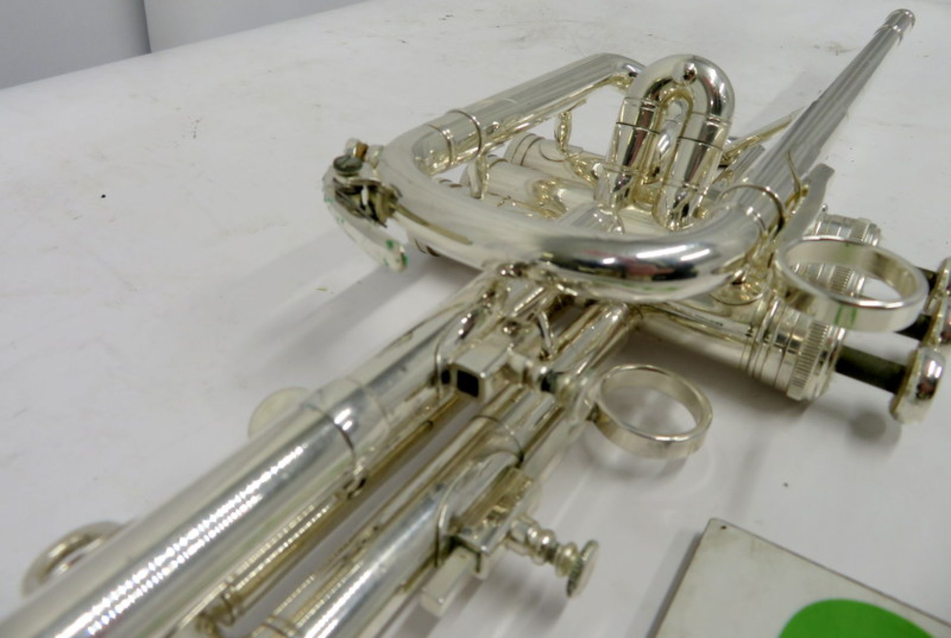 Besson International BE706 Fanfare Trumpet With Case. Serial Number: 890888. Please Note T - Image 12 of 15