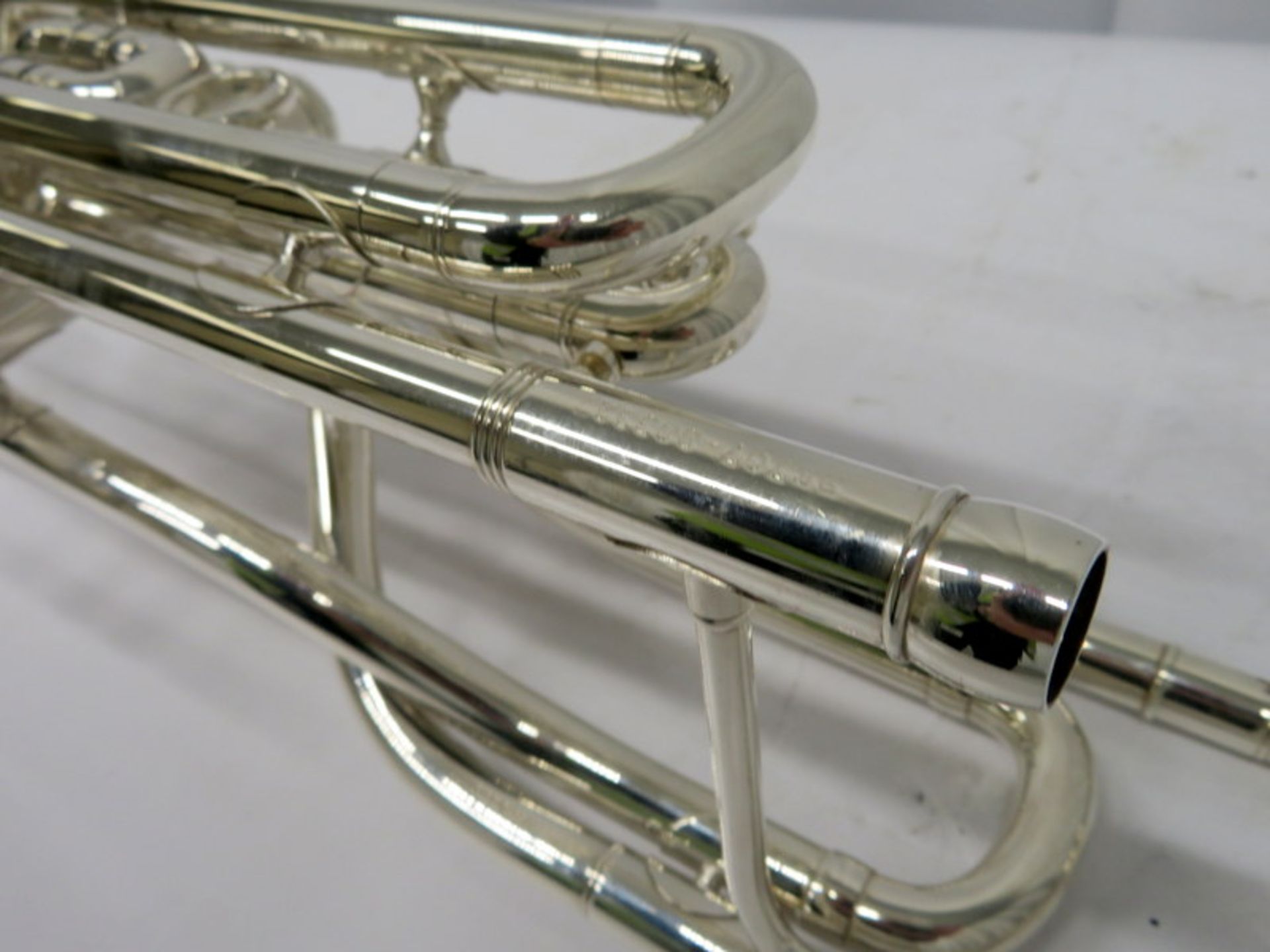 Besson International BE707 Fanfare Trumpet With Case. Serial Number: 883327. Please Note T - Image 11 of 16
