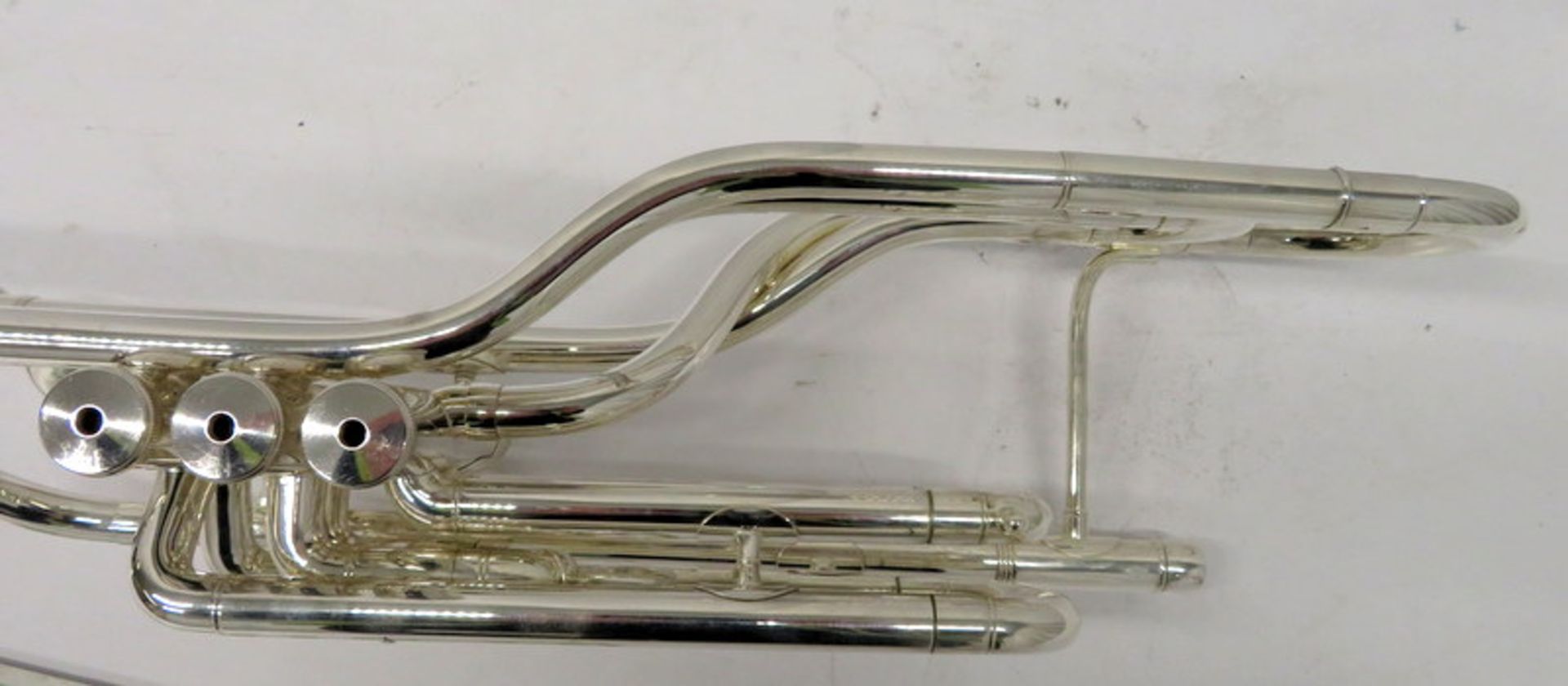 Besson International BE707 Fanfare Trumpet With Case. Serial Number: 883173. Please Note T - Image 14 of 16