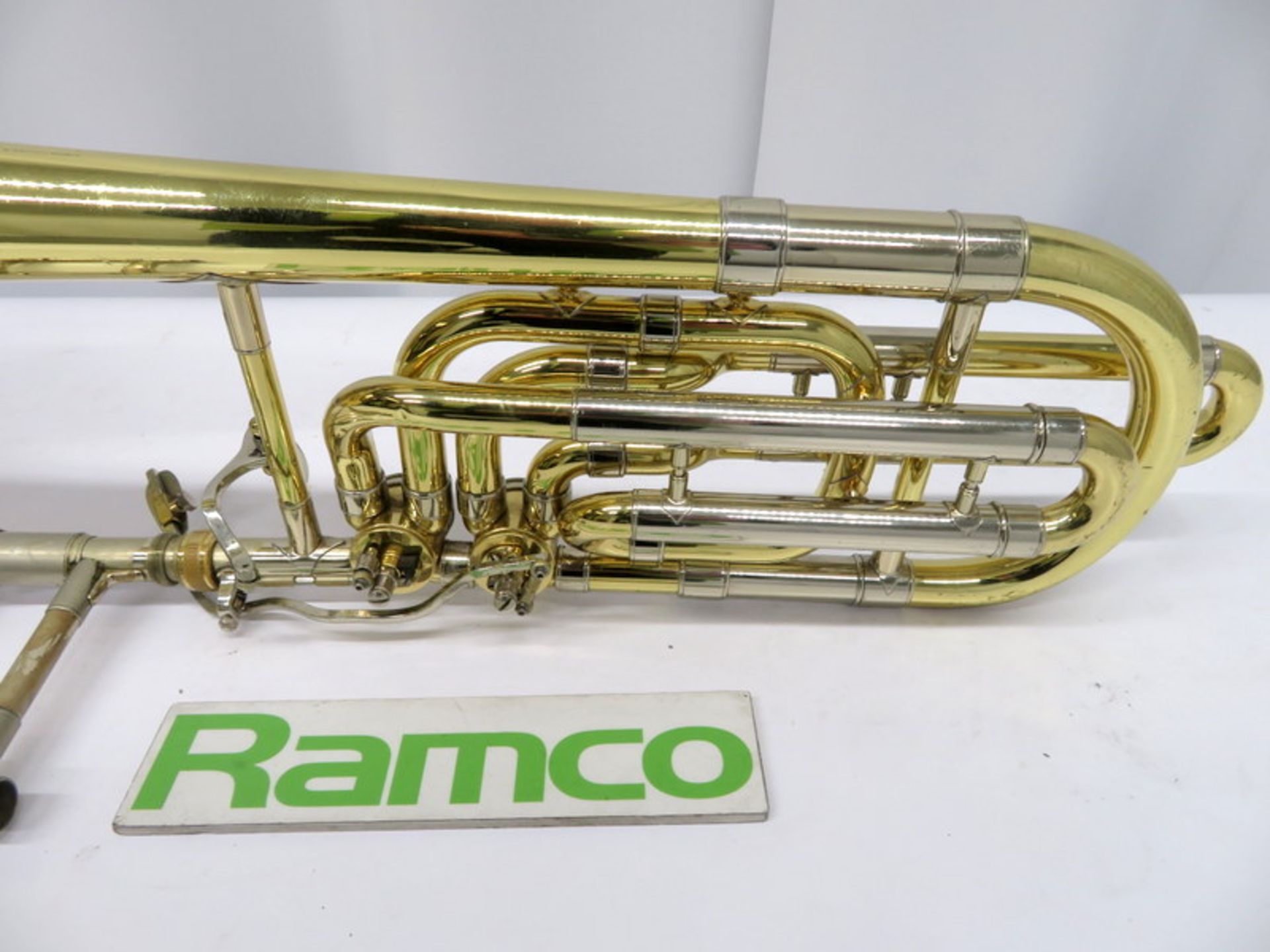 Vincent Bach Stradivarius 50B Trombone With Case. Serial Number: 81000. Please Note That T - Image 5 of 19