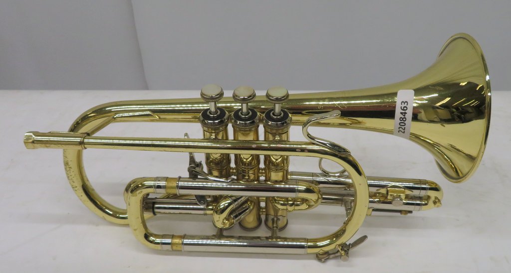 Bach Stradivarius 184 ML cornet with case. Serial number: 602971. Please note that this i - Image 3 of 14