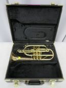 Yamaha Xeno YCR8335G cornet with case. Serial number: 939389. Please note that this item