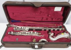 Buffet Crampon Prestige bass clarinet with case. Serial Number: 27834. Please note that th