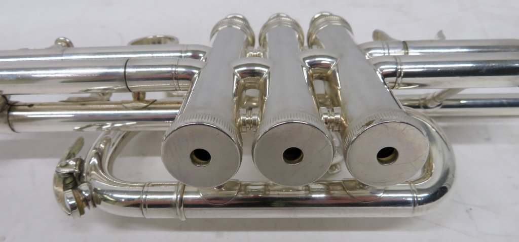 Besson International BE706 fanfare trumpet with case. Serial number: 884561. Please note - Image 9 of 16