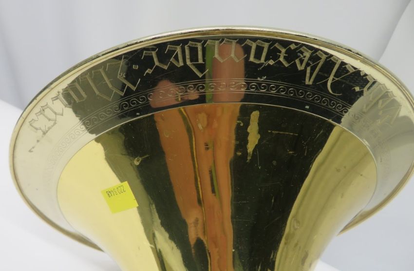 GebrAlexander Mainz 103 french horn with case. Serial number 23511