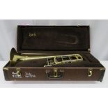 Vincent Bach Stradivarius 50B trombone with case. Serial number: 97382. Please note that t