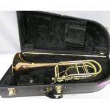 Edwards B-DBN96 trombone with case. Serial number: 0907031. Please note that this item is