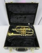 Yamaha Xeno YCR8335 cornet with case. Serial number: 57103. Please note that this item is