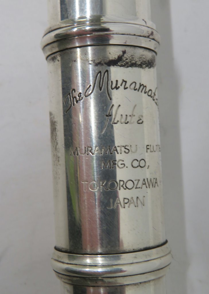 Muramatsu flute with case. Serial number: GX82024. Please note that this item is sold as - Image 7 of 12