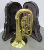 Besson Sovereign BE982 tuba with case. Serial number: 866380. Please note that this item