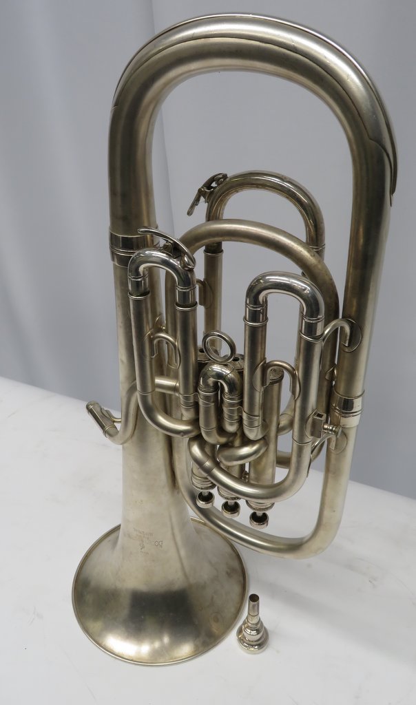 Boosey & Hawkes Imperial Baratone sax horn with case. Serial number: 662332. Please note t - Image 4 of 13