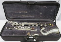 Buffet Crampon Prestige bass clarinet with case. Serial Number: H42149. Please note that t