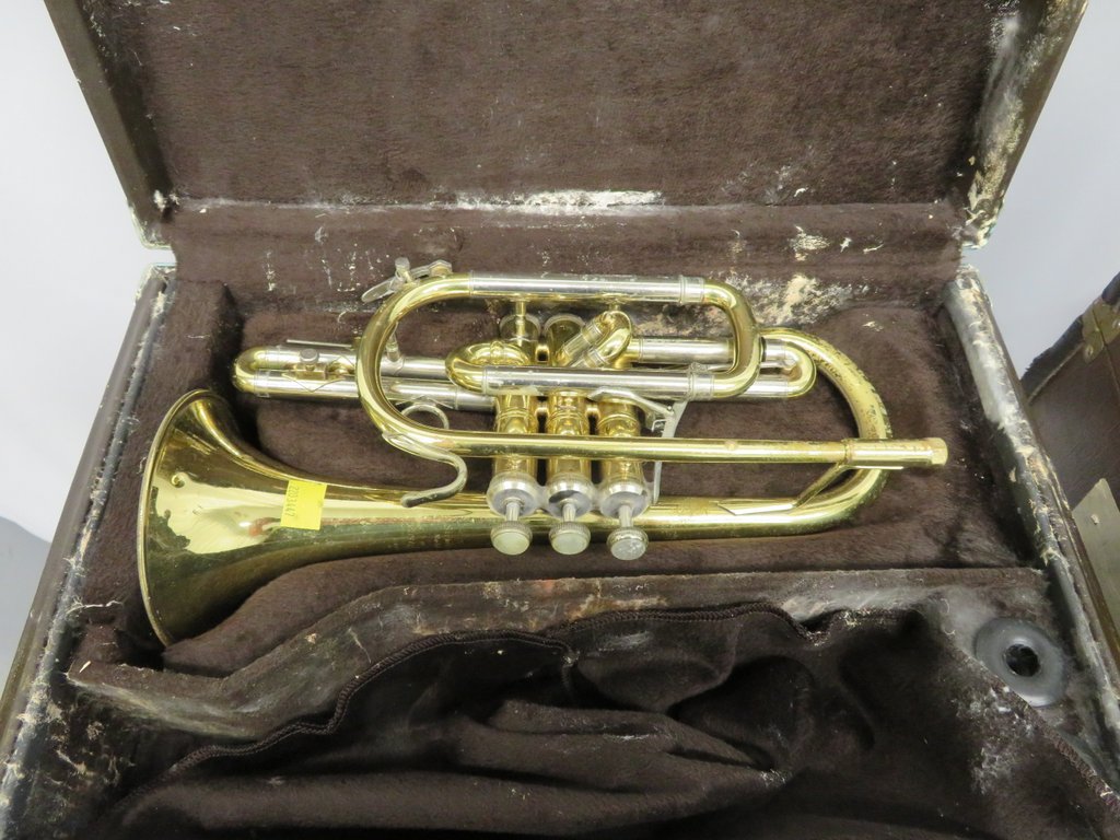 4x Vincent Bach Stradivarius 184 cornets with cases. Serial Numbers: 519302, 528842, 58489 - Image 23 of 30