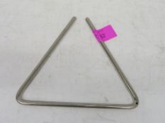 Musicians triangle. Please note that this item is sold as seen with no returns accepted.
