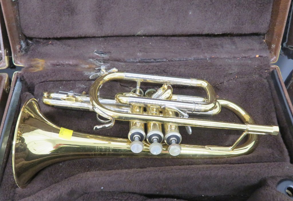4x Vincent Bach Stradivarius 184 cornets with cases. Serial Numbers: 519302, 528842, 58489 - Image 9 of 30