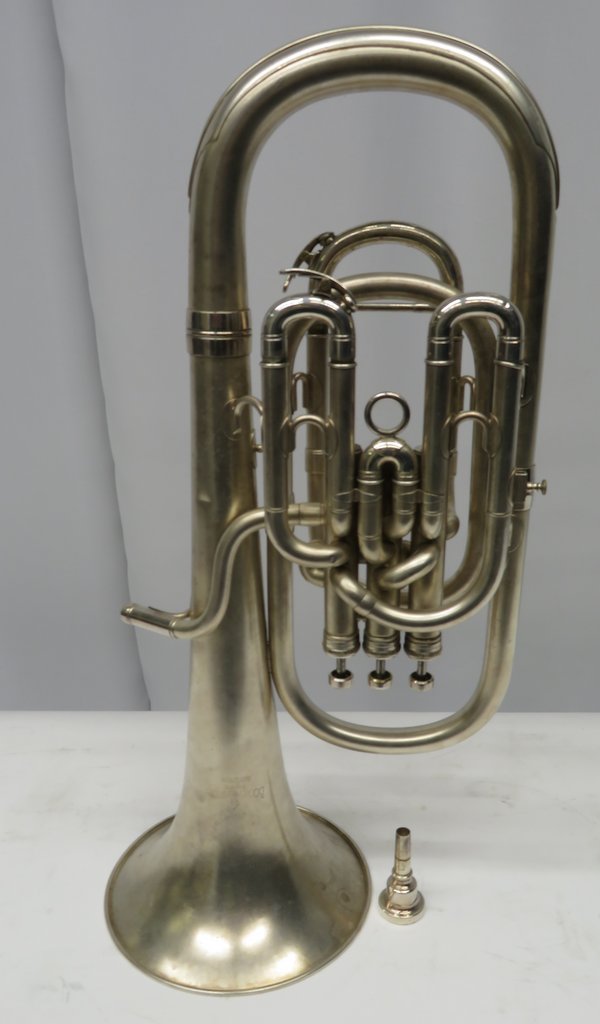 Boosey & Hawkes Imperial Baratone sax horn with case. Serial number: 662332. Please note t - Image 2 of 13