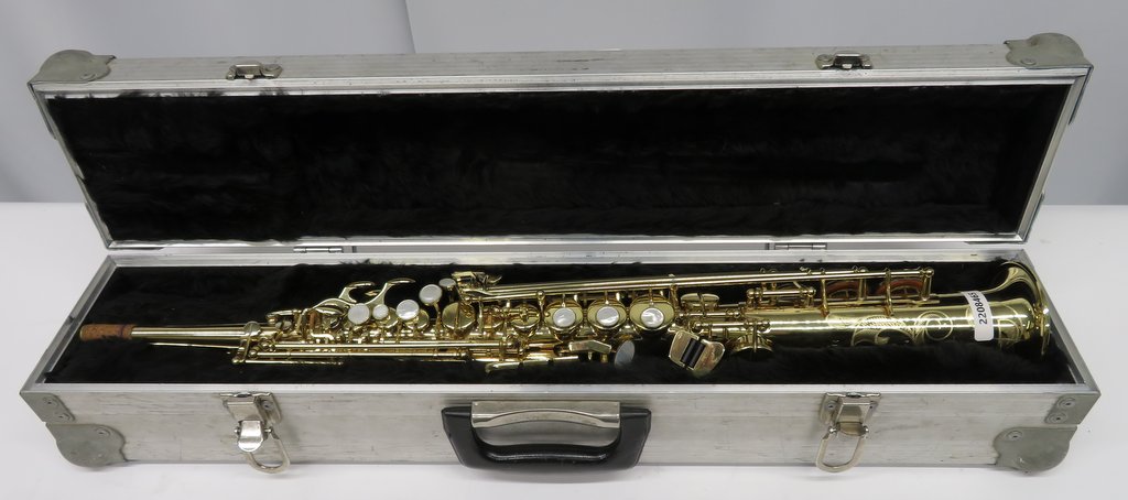 Henri Selmer Super Action 80 Series 2 soprano saxophone with case. Serial number: N.53052