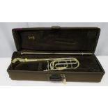 Vincent Bach Stradivarius 42 tenor trombone with case. Serial number: 34465. Please note t