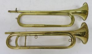 2x Unbranded Cavalry Trumpet.