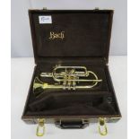 Bach Stradivarius 184 L cornet with case. Serial number: 551029. Please note that this it