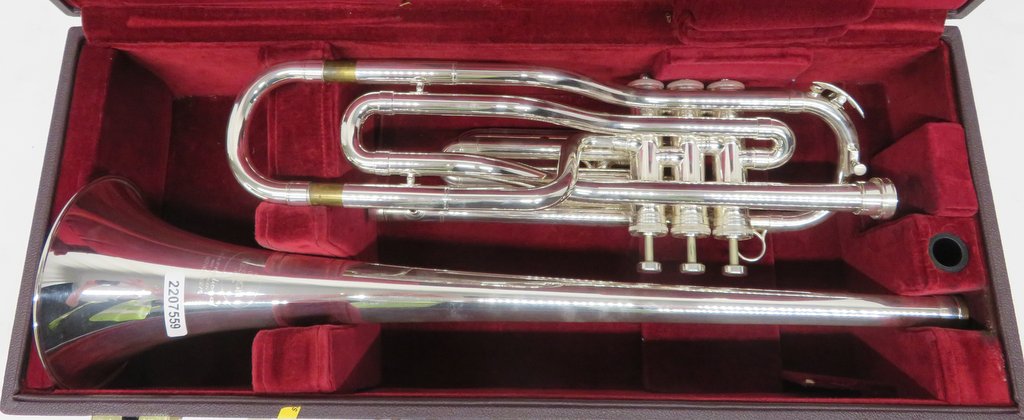 Besson International BE708 fanfare trombone with case. Serial number: 880276. Please note - Image 2 of 13