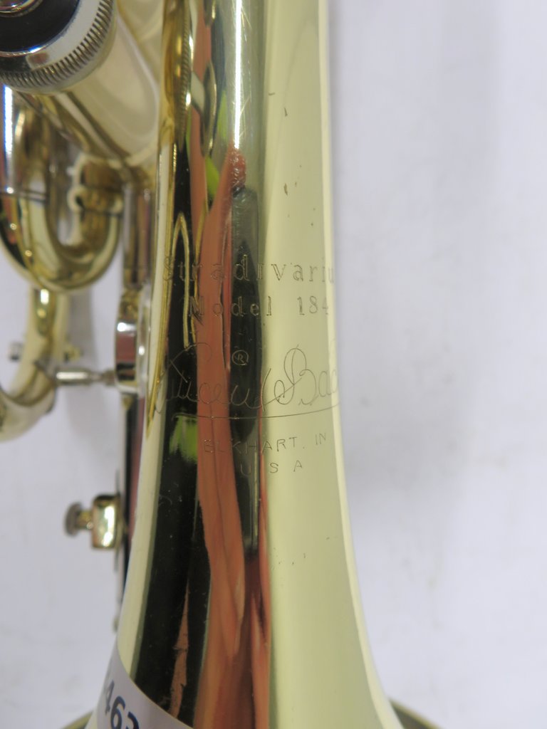 Bach Stradivarius 184 ML cornet with case. Serial number: 602971. Please note that this i - Image 10 of 14