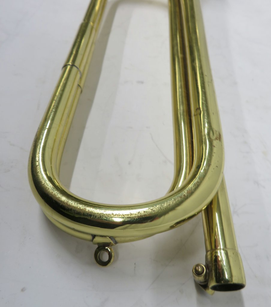 BBIM Ltd 1977 cavalry trumpet with case. Please note that this item is sold as seen with n - Image 7 of 9