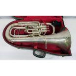 Boosey & Hawkes Imperial euphonium with case. Serial number: 498404. Please note that this