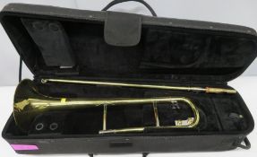 Rath R3 trombone with case. Serial number: R4145. Please note that this item is sold as se
